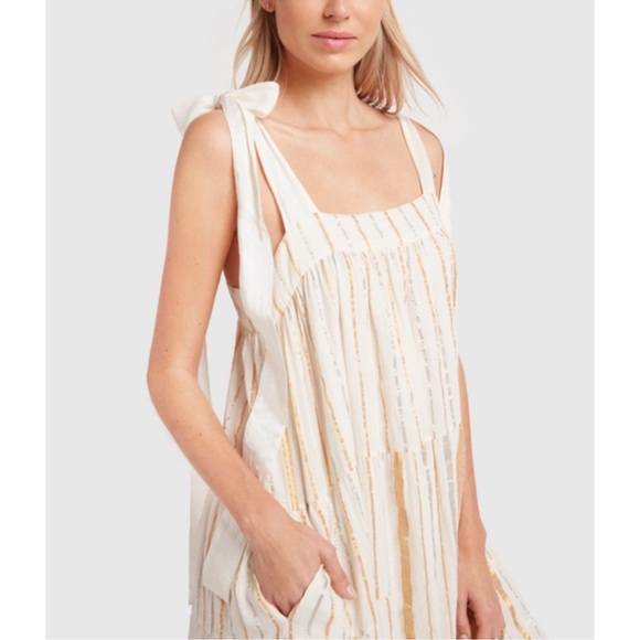 Aish Rayna Striped Long Dress Size: M can fit all S/M/L - Picture 3 of 15